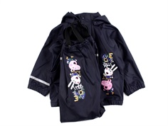 Name It dark sapphire Peppa Pig rain pants and jacket